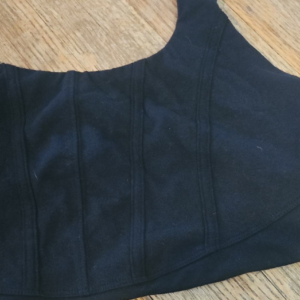 Black Crop Top/bra - Picture 2 of 7